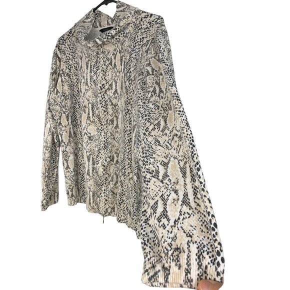 L/XL Soma Animal Print Sweater Jacket & Mymstorm Black Blazer Lot RZ10410 GUC - Picture 8 of 10